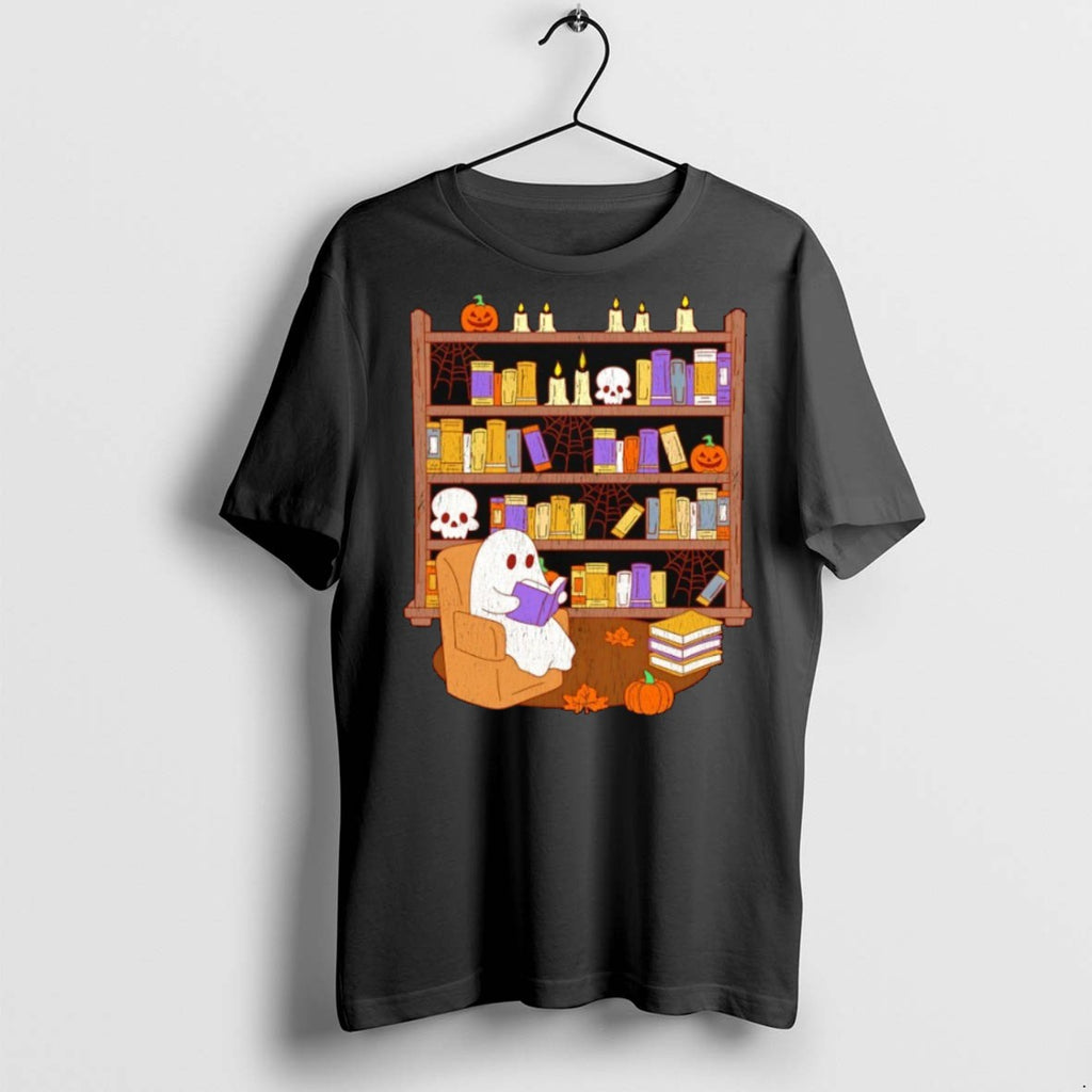 Premium Ghost Library Halloween T Shirts