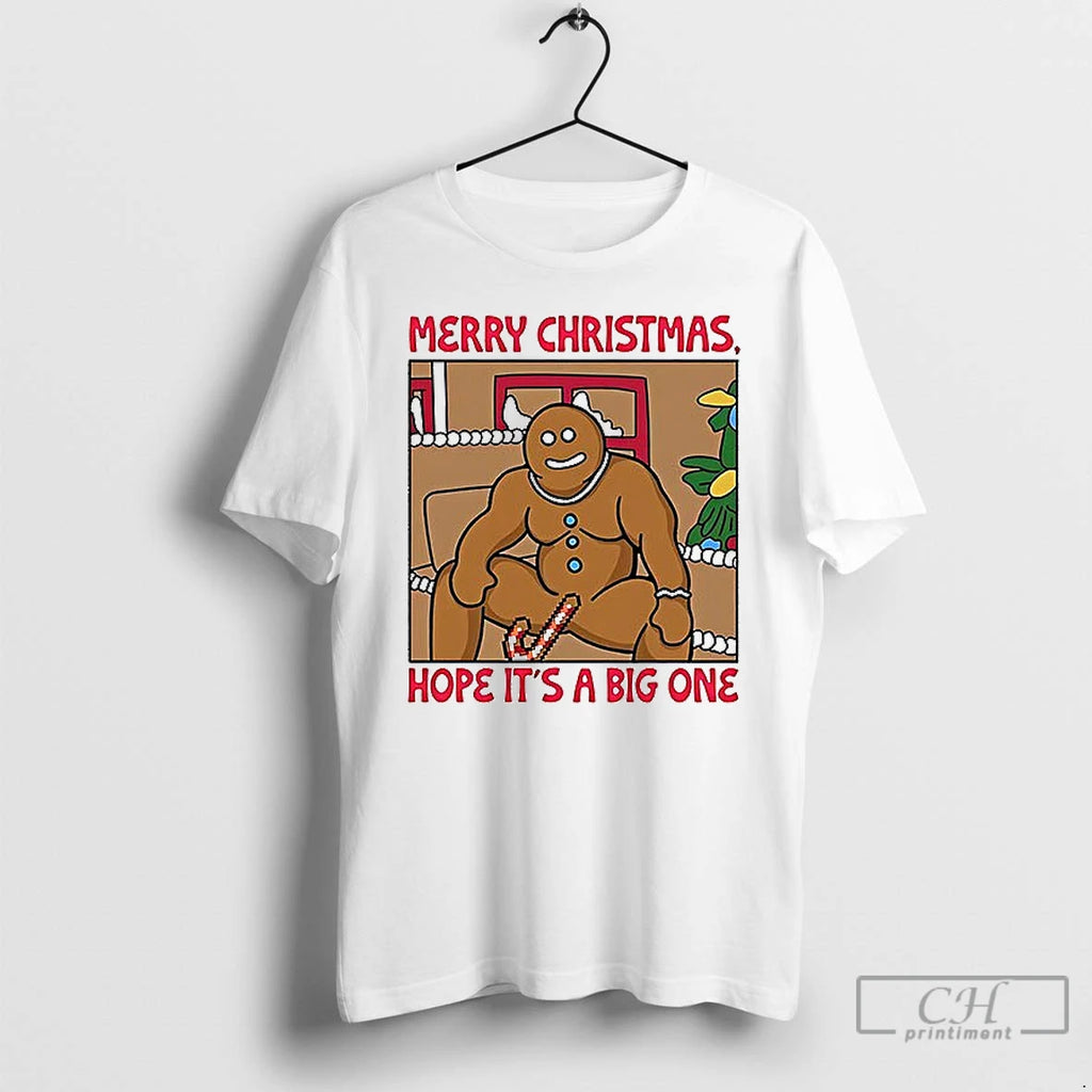 Premium Gingerbread Merry Christmas Hope Its A Big One Ceramic Ceramic And Classic Dad Cap