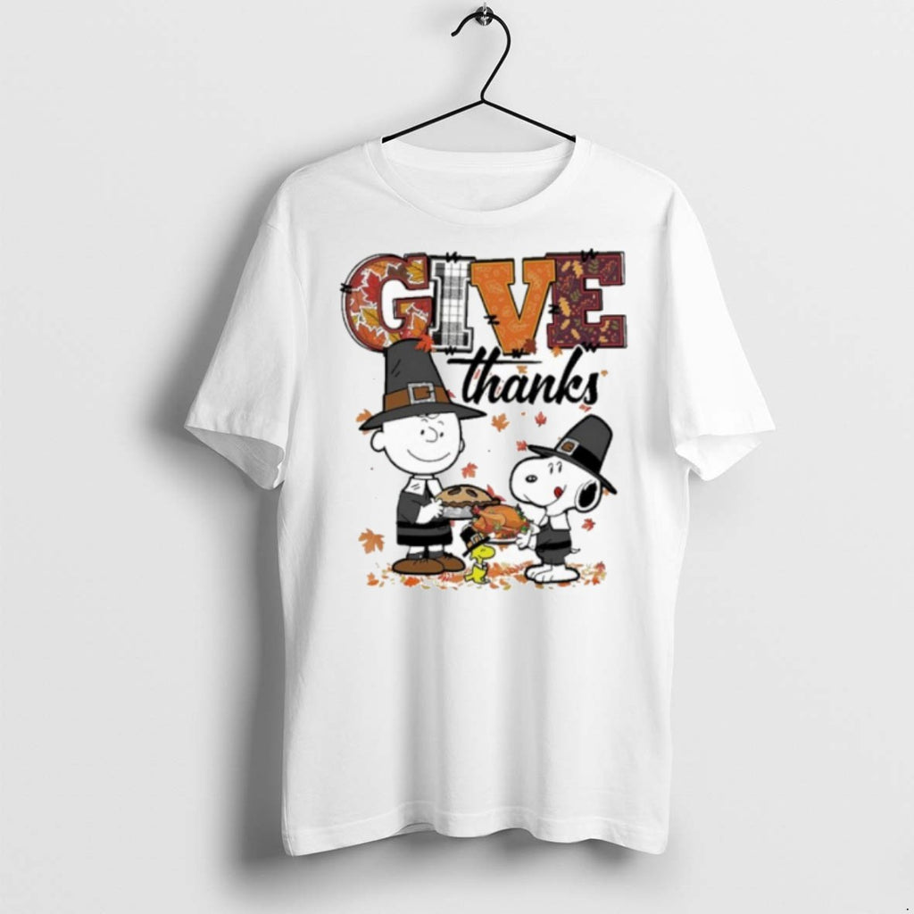 Premium Give Thanks Peanuts Fall T Shirts