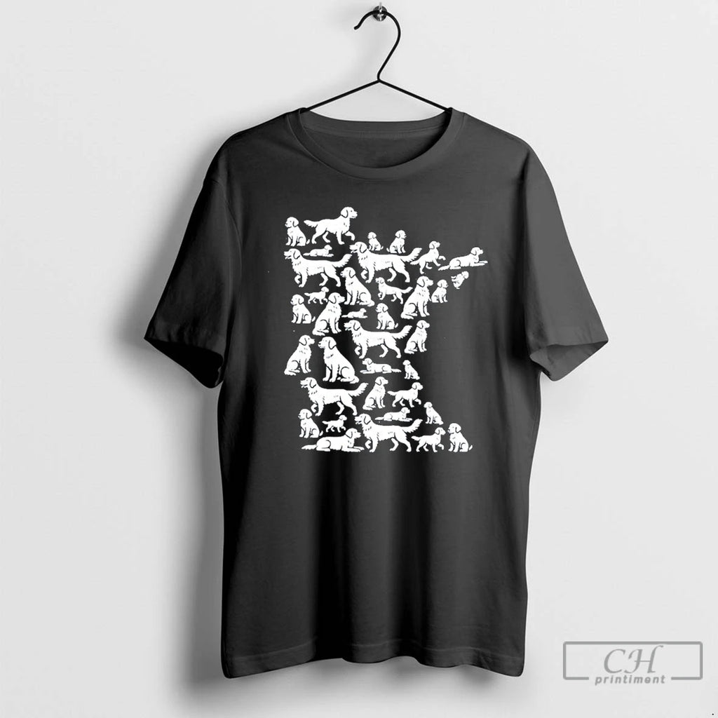 Premium Golden Retriever Minnesota T Shirts