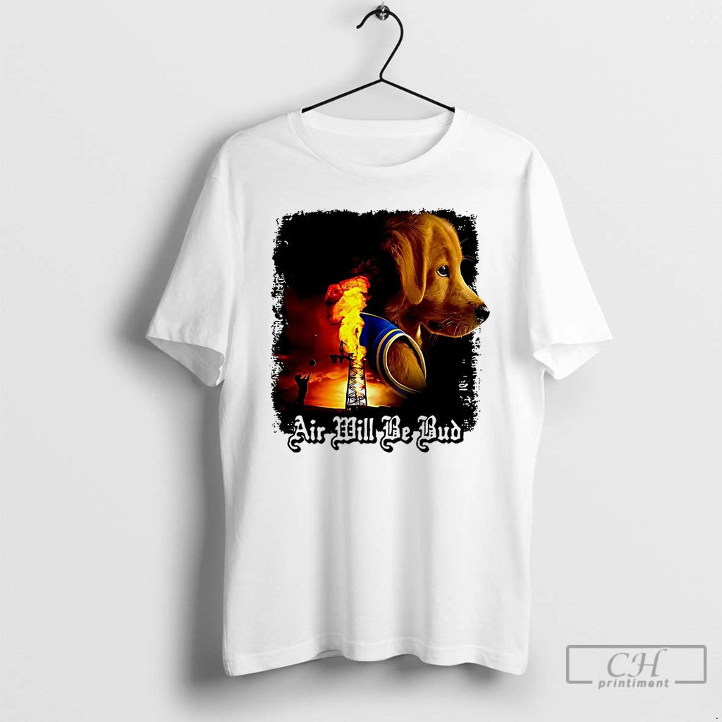 Premium Golden Retriever Oil Rig Air Will Be Bud T Shirts