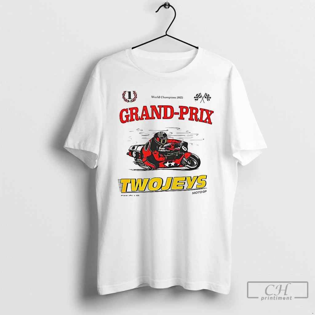 Premium Grand Prix Twojeys Fan Club Motogp World Champions 2025 T Shirts