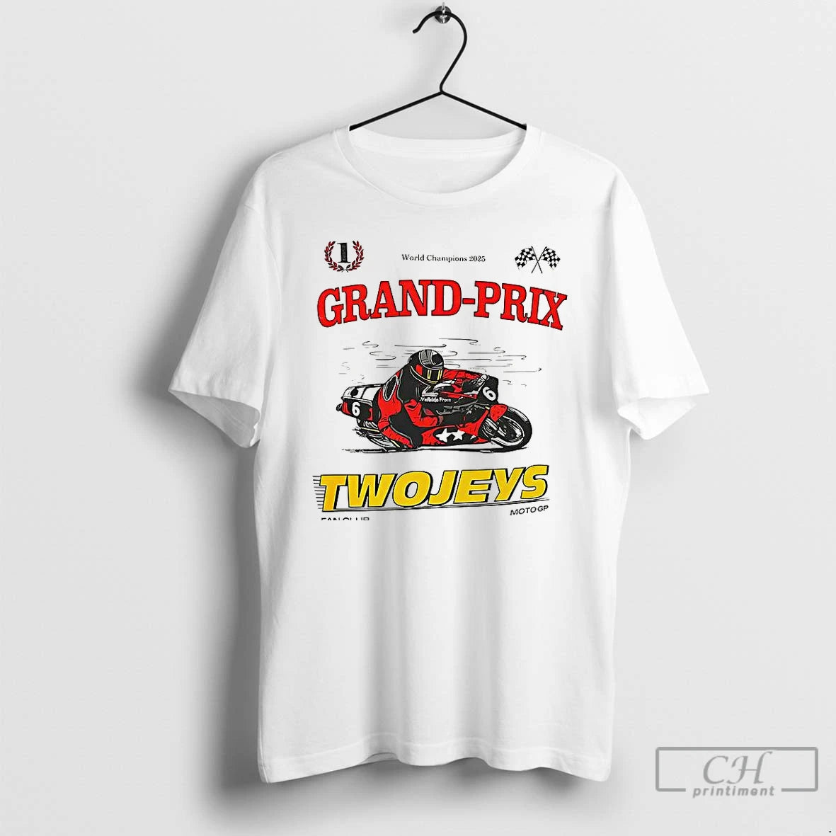 Premium Grand Prix Twojeys Fan Club Motogp World Champions 2025 T Shirts
