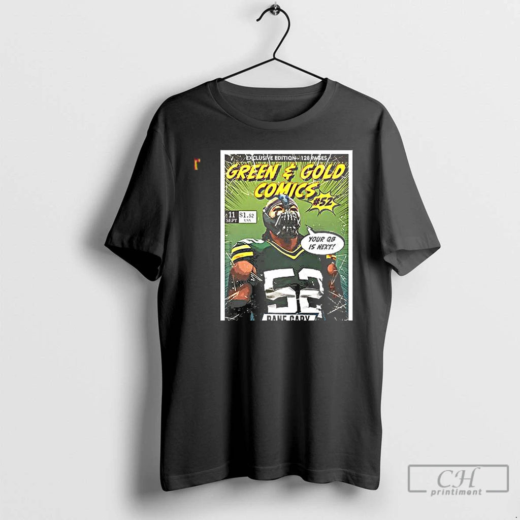 Premium Green And Gold Comics Bane Gary The Destroyer T Shirts