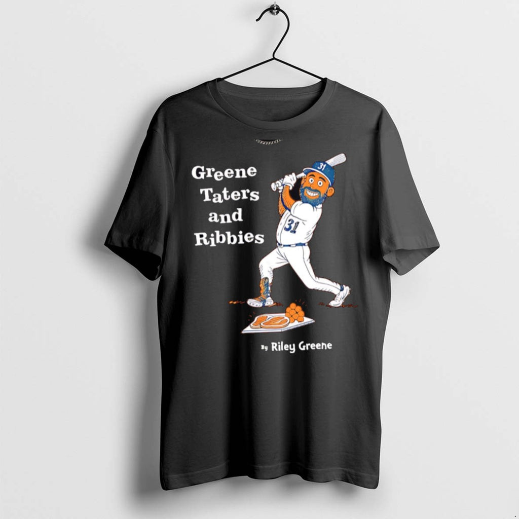 Premium Greene Taters And Ribbies Cartoon Detroit Tigers T Shirts