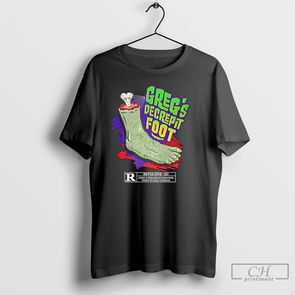 Premium Gregs Decrepit Foot Horror Zombie Feet Halloween T Shirts