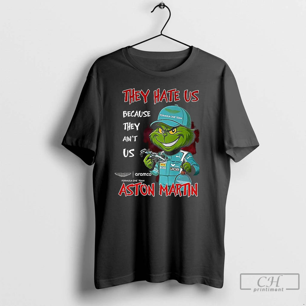 Premium Grinch X Aston Martin Formula 1 They Hate Us Because They Aint Us