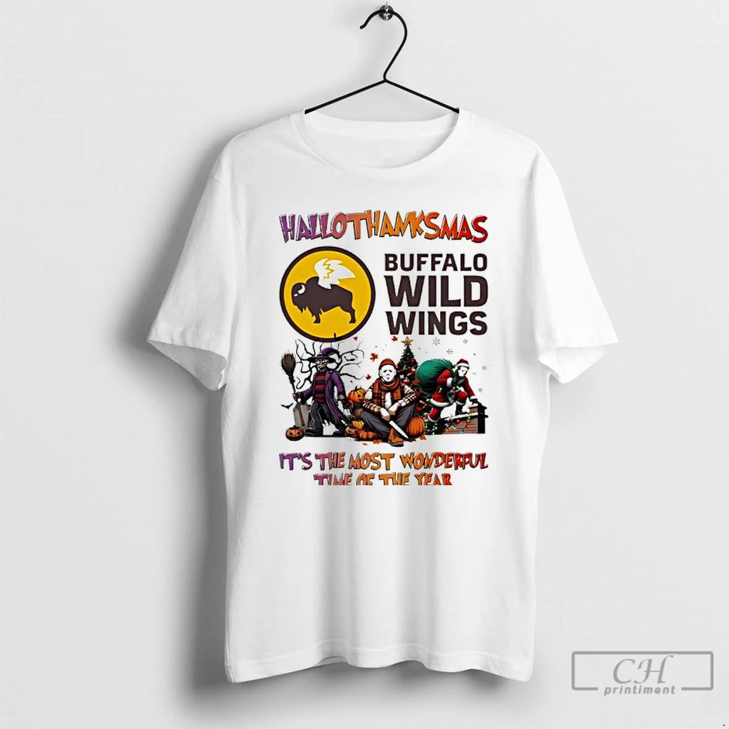 Premium Hallothanksmas Characters Vs Buffalo Wild Wings Its The Most Wonderful Time Of The Year