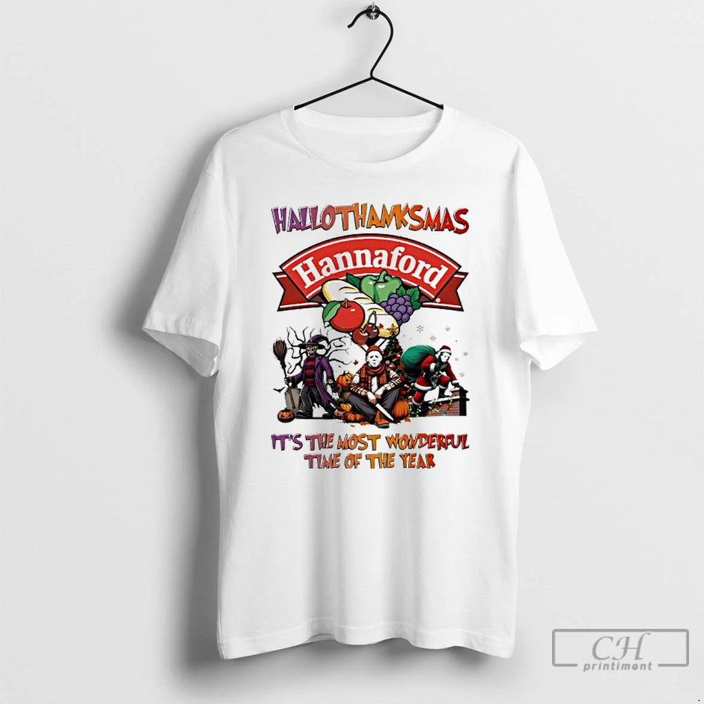 Premium Hallothanksmas Characters Vs Hannaford Supermarkets Logo Its The Most Wonderful Time Of The Year
