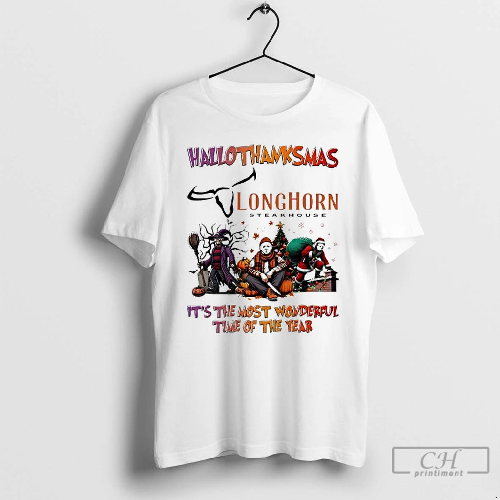 Premium Hallothanksmas Characters Vs Longhorn Steakhouse Its The Most Wonderful Time Of The Year