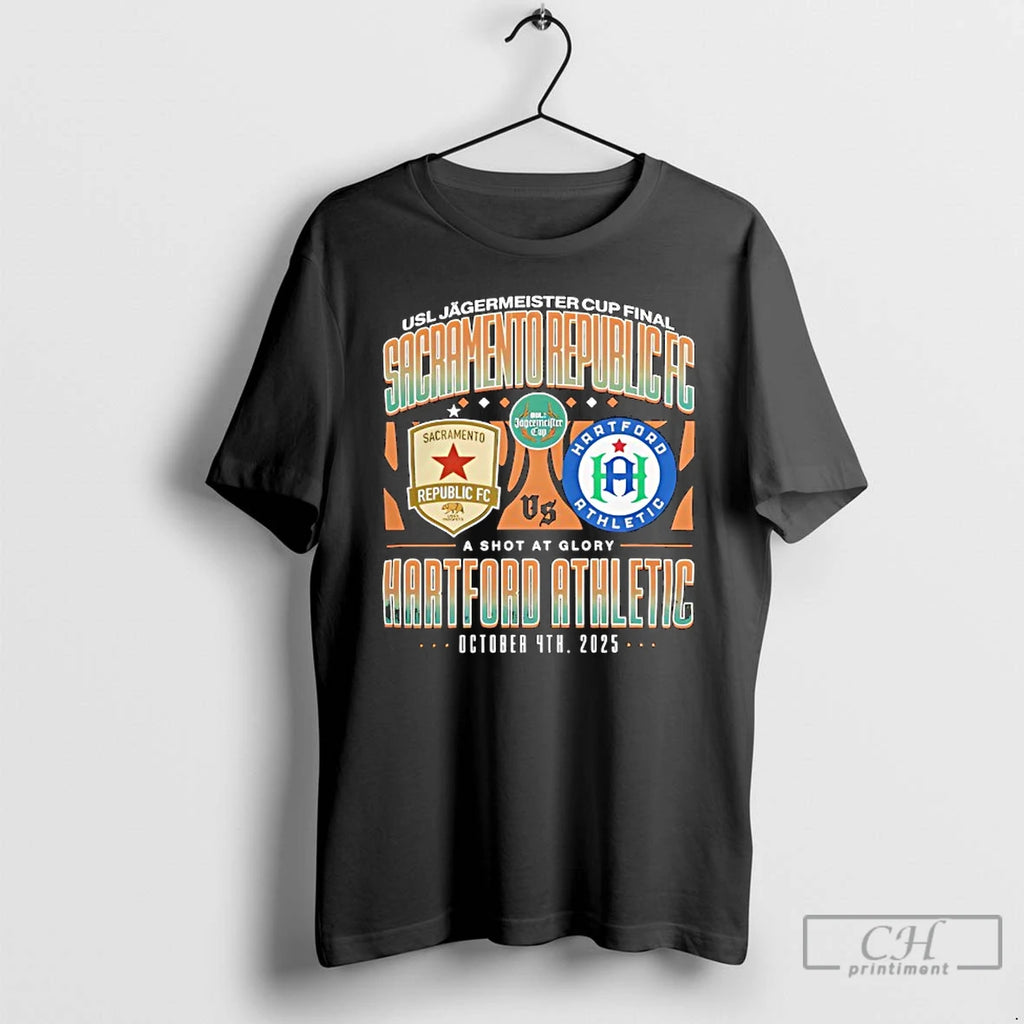 Premium Hartford Athletic Sacramento Republic Usl Jagermeister Cup Soccer Final T Shirts