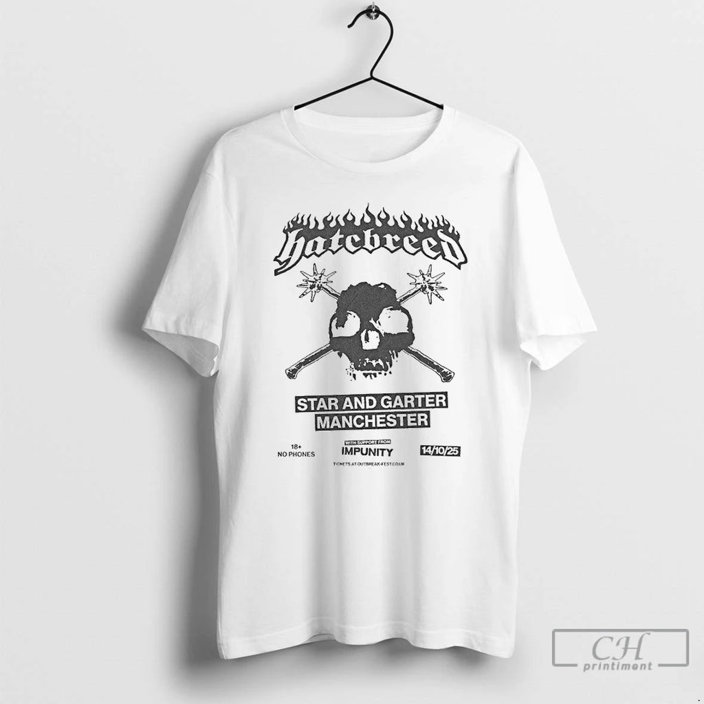 Premium Hatebreed Star And Garter T Shirts