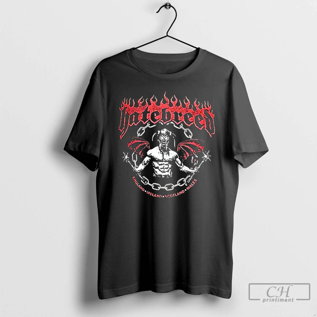 Premium Hatebreed Make The Demons Obey Tour 2025 Dates List Tour 1 Sided T Shirts