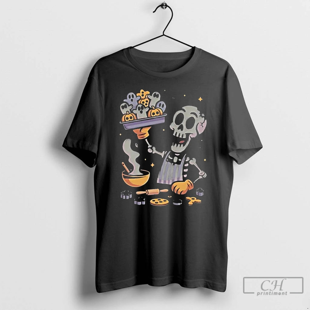 Premium Haunt And Bake Skeleton Halloween T Shirts