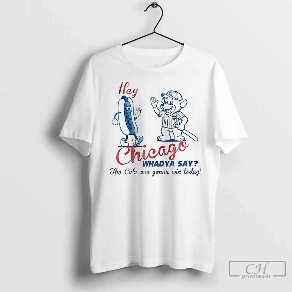 Premium Hey Chicago Whadya Say The Cubs Are Gonna Win Today Ceramic Ceramic And Classic