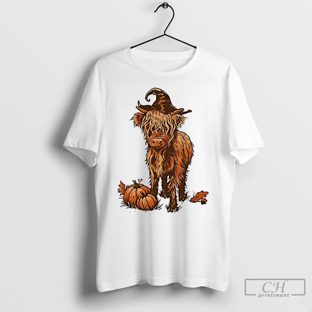 Premium Highland Cow Halloween Ceramic Ceramic And Classic Dad Cap