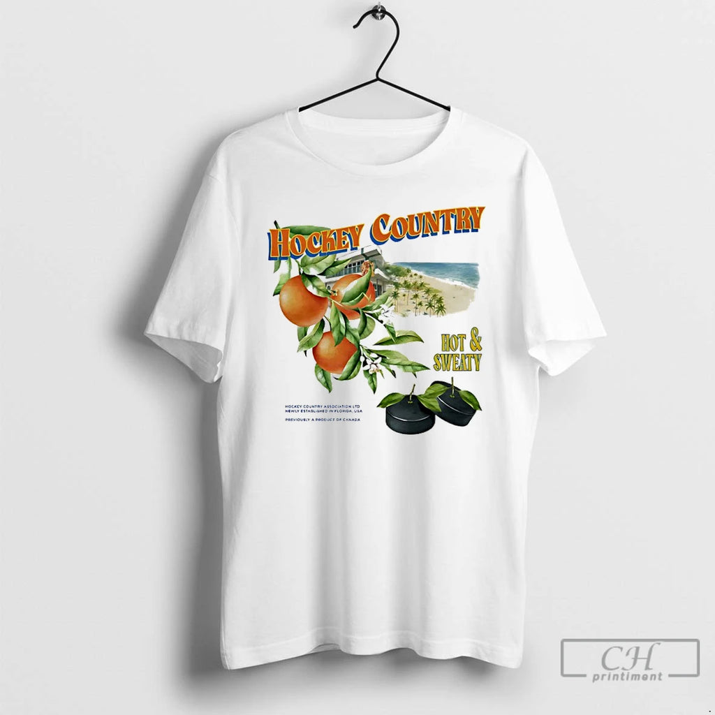Premium Hockey Country Hot And Sweaty Vintage T Shirts