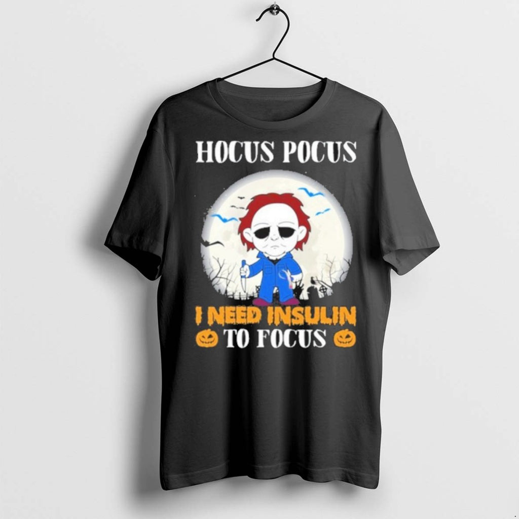 Premium Hocus Pocus I Need Insulin To Focus Halloween T Shirts