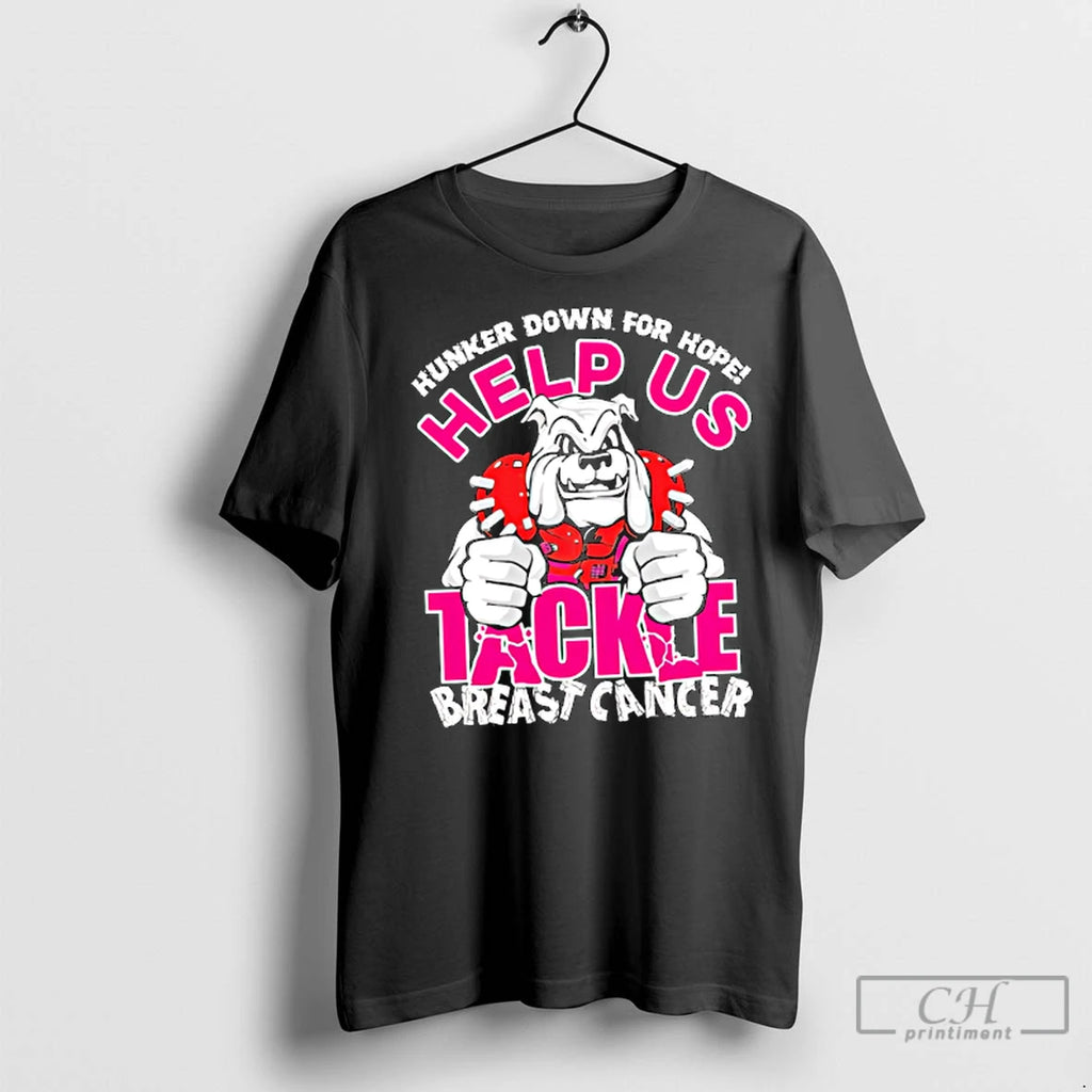 Premium Hunker Down For Hope Help Us Tackle Breast Cancer