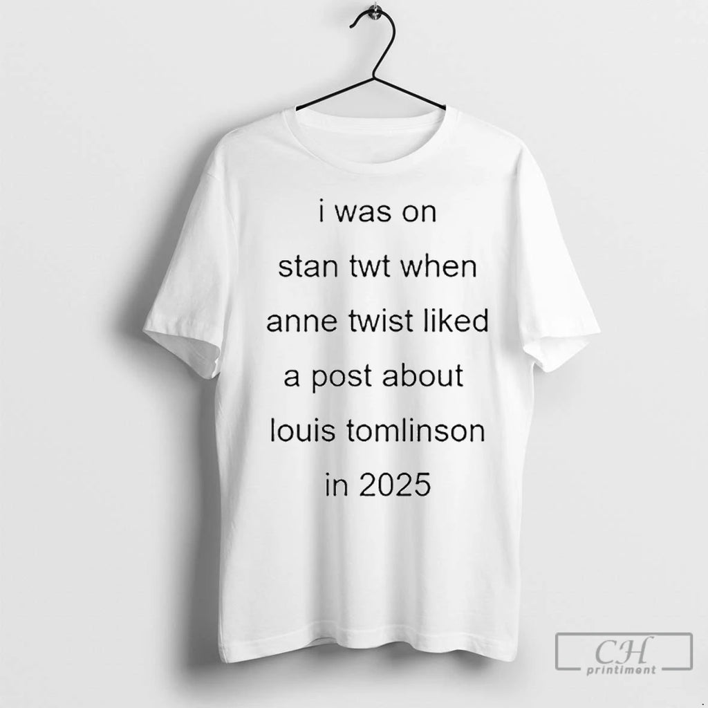 Premium I Was On Stan Twt When Anne Twist Liked A Post About Louis Tomlinson