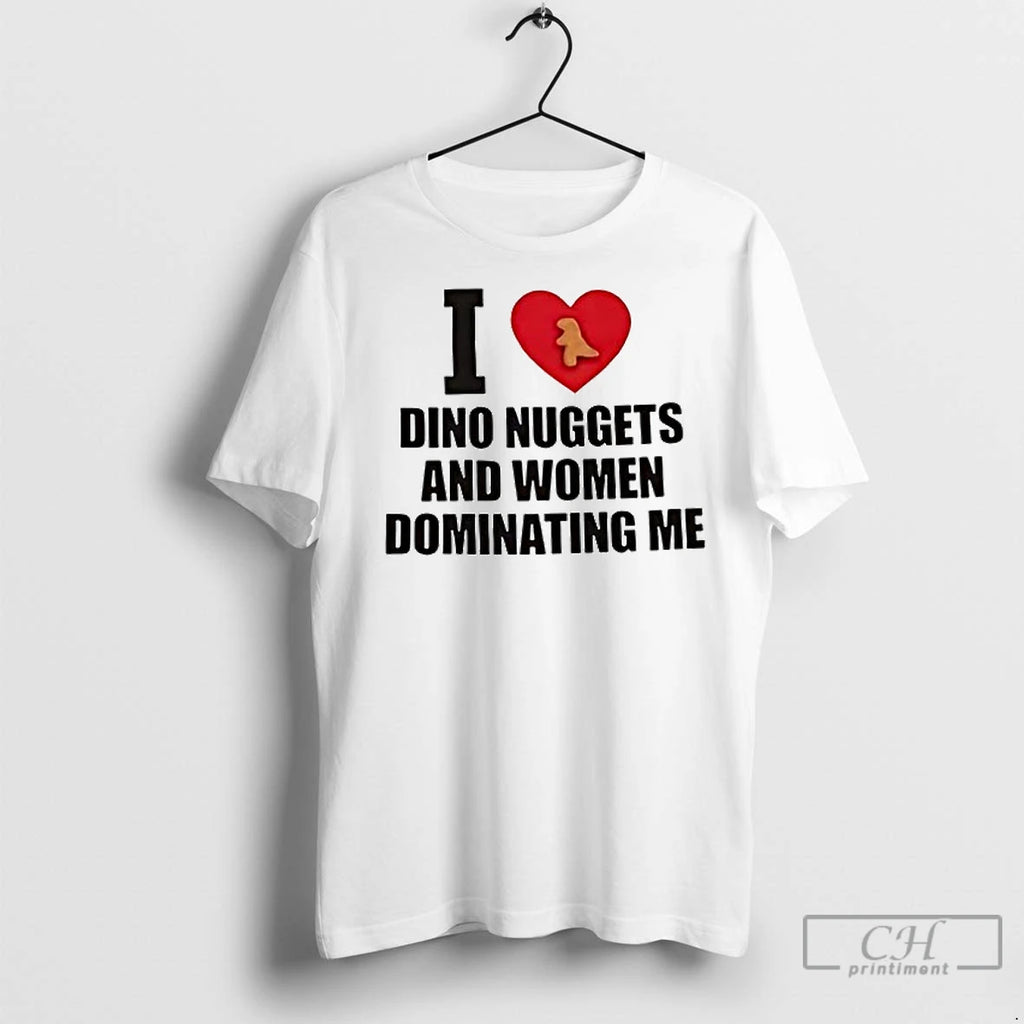 Premium I Love Dino Nuggets And Women Dominating Me Ceramic Ceramic And Classic Dad Cap