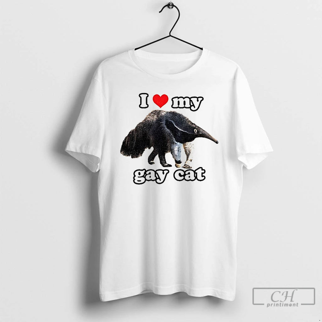 Premium I Love Gay Cat T Shirts