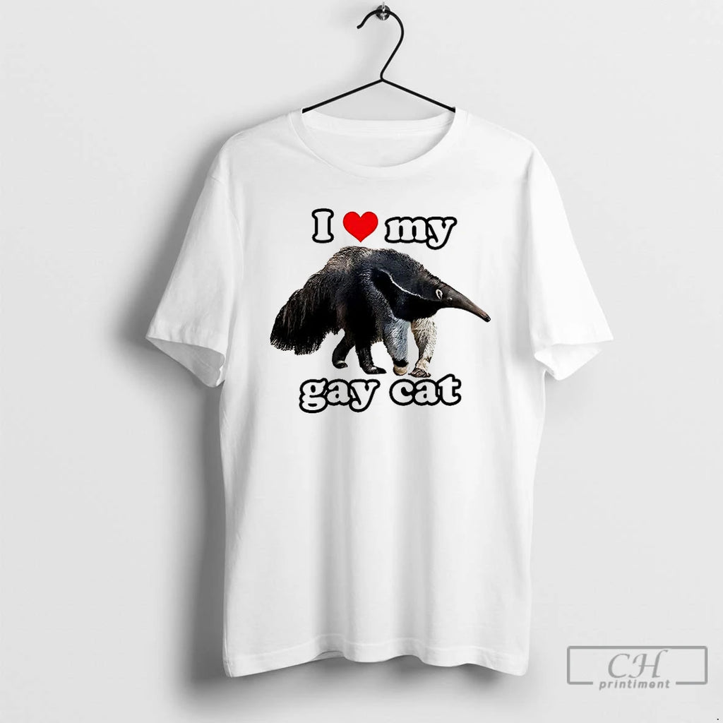 Premium I Love My Gay Cat T Shirts