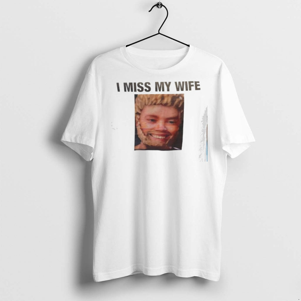 Premium I Miss My Wife Photo T Shirts