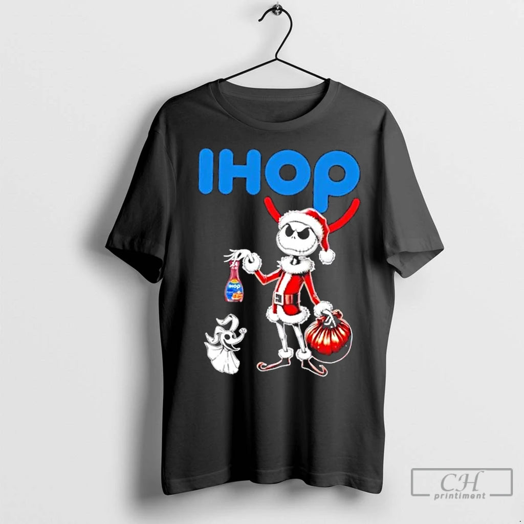 Premium Ihop X Jack Skellington Santa Isnt Real Christmas