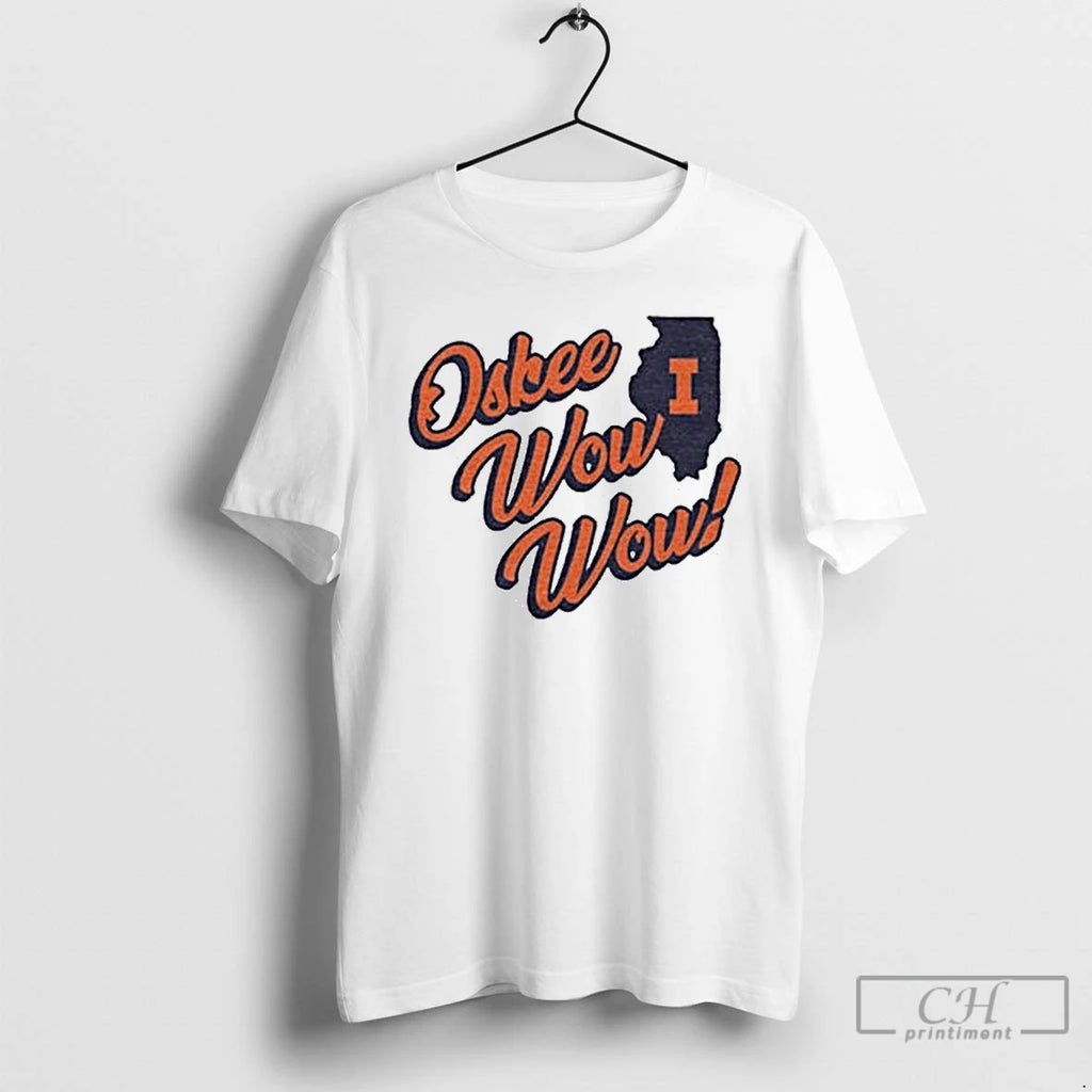 Premium Illinois Fighting Illini Oskee Wow Wow T Shirts