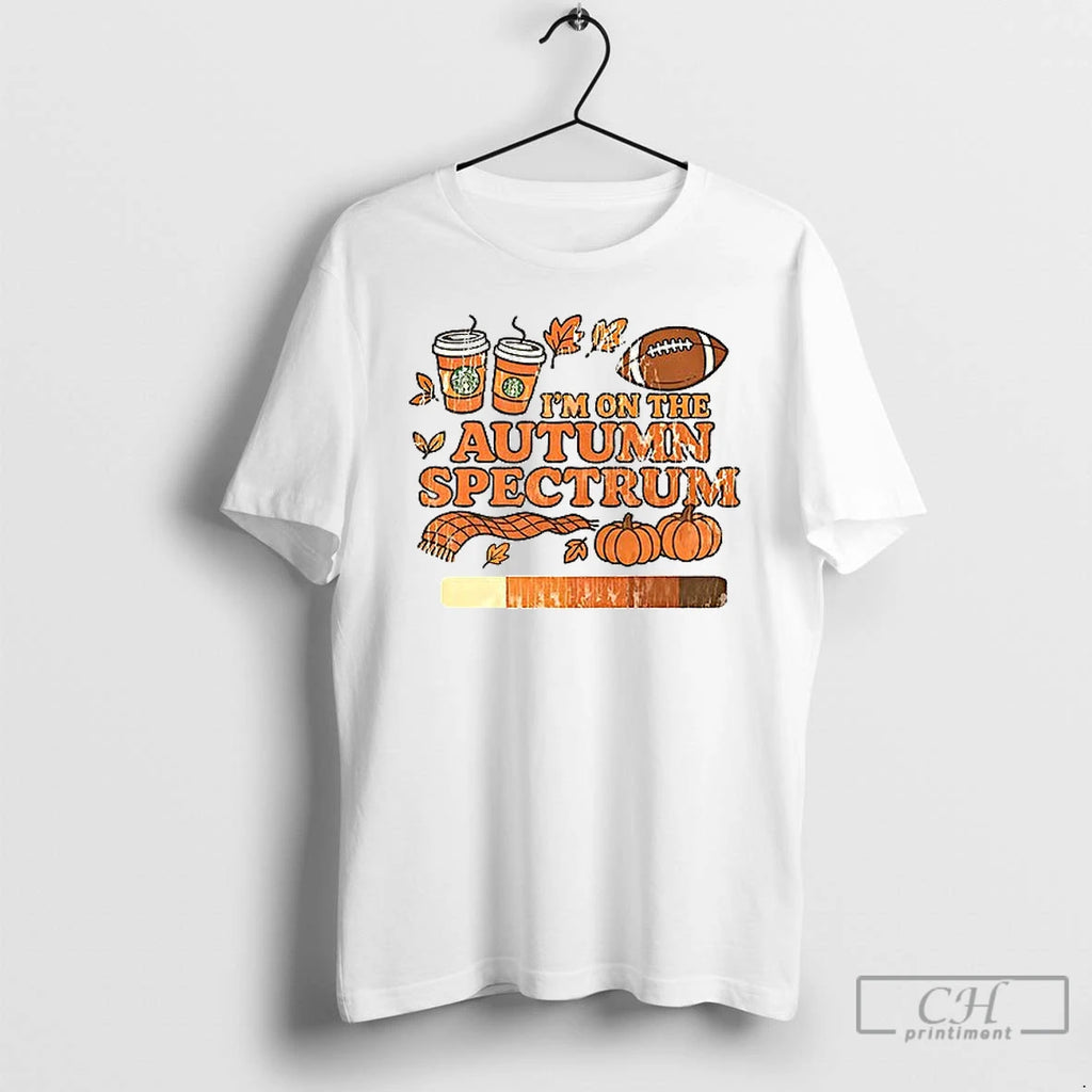 Premium Im On The Autumn Spectrum Halloween Ceramic Ceramic And Classic Dad Cap T Shirts