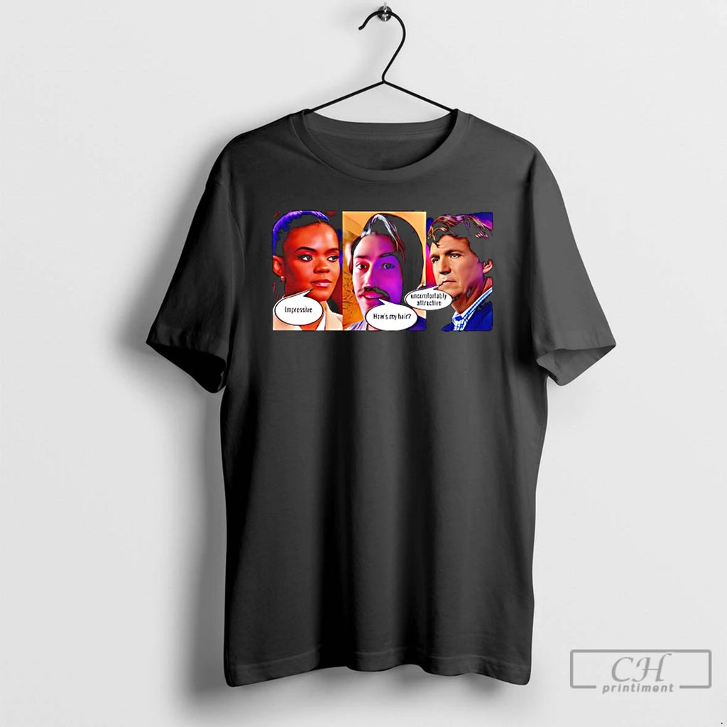 Premium Impressive Hows My Hair Uncomfortably Attactive T Shirts