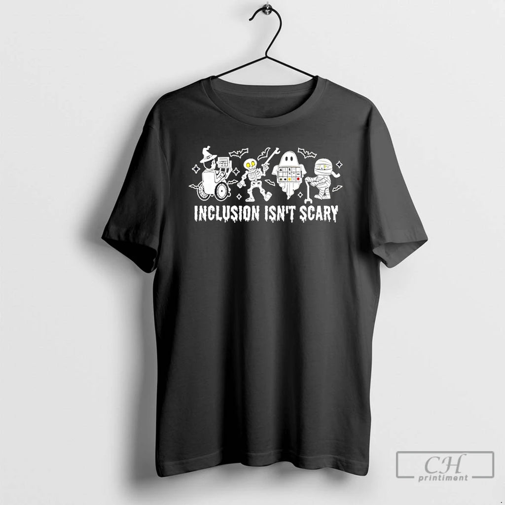 Premium Inclusion Isnt Scary Halloween Funny T Shirts
