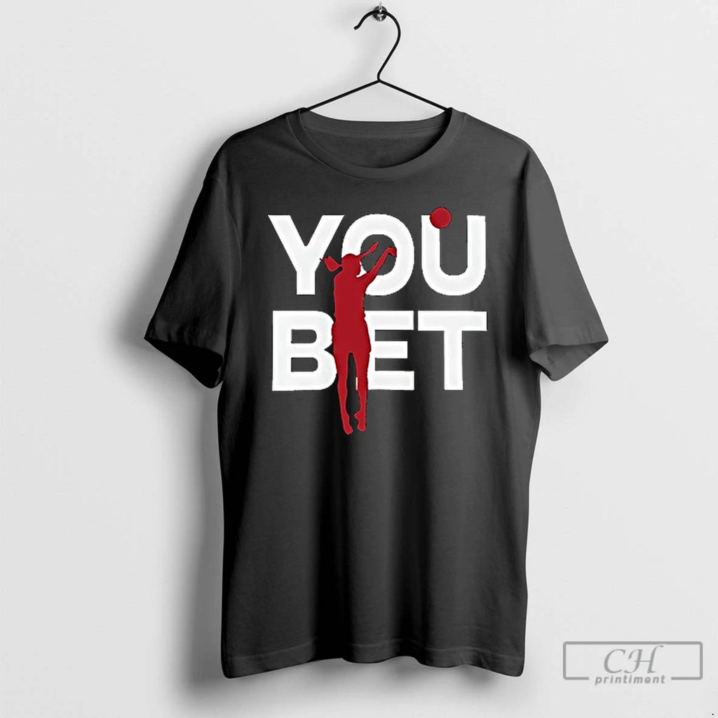 Premium Indiana Fever Caitlin Clark You Bet Three Point Shot 1 Sided T Shirts