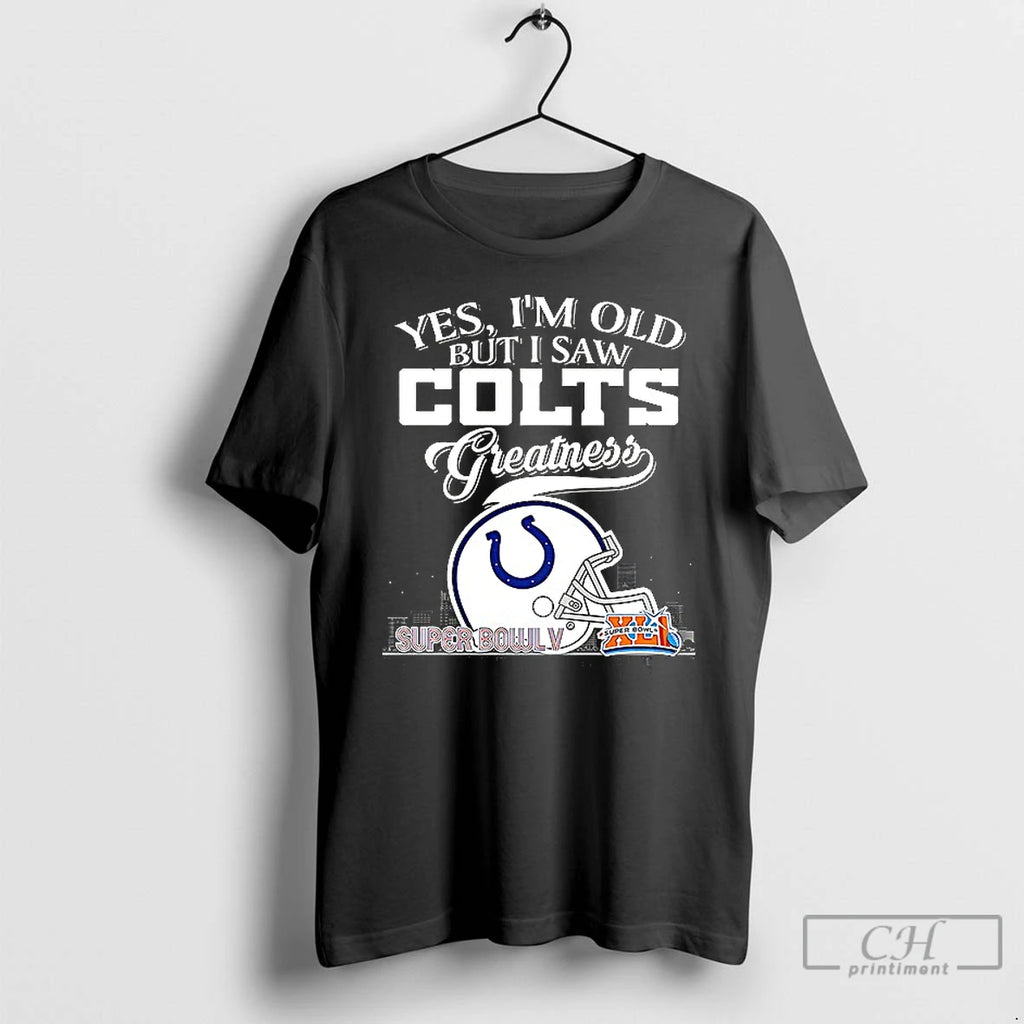 Premium Indianapolis Colts Yes Im Old But I Saw Greatness Helmet Ceramic Ceramic And Classic