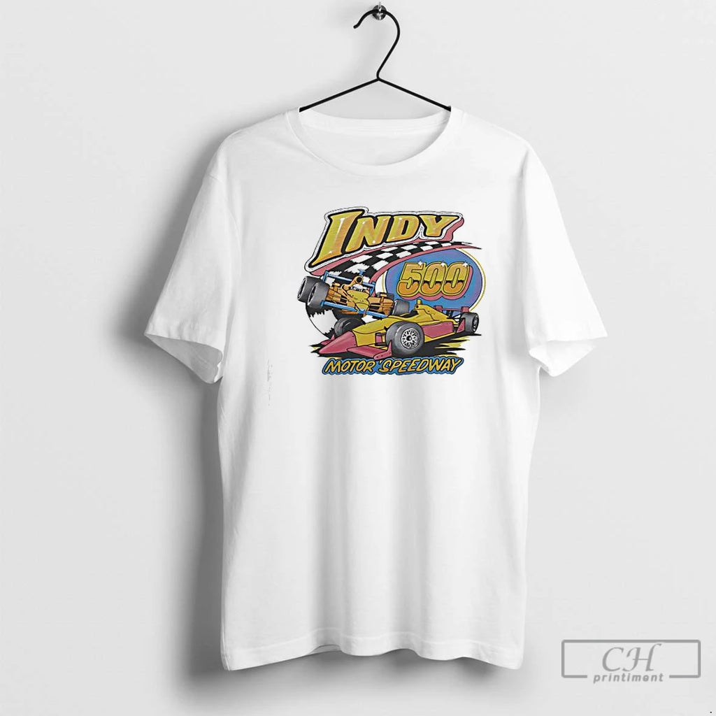 Premium Indy 500 Motor Speedway Graphic T Shirts