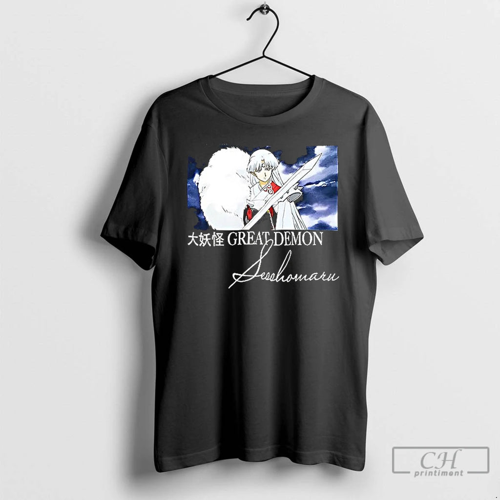 Premium Inuyasha Sesshomaru Great Demon Ceramic Ceramic And Classic Dad Cap T Shirts