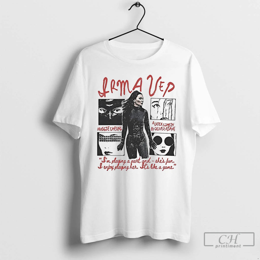 Premium Irma Vep 1996 Maggie Cheung A Latex Comedy By Olivier Assayas T Shirts
