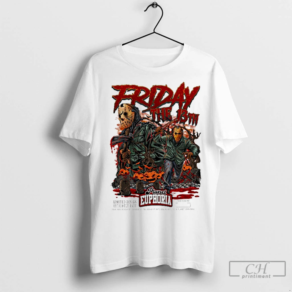 Premium Jv Halloween Friday The 13th Planet Euphoria Artwork 2025