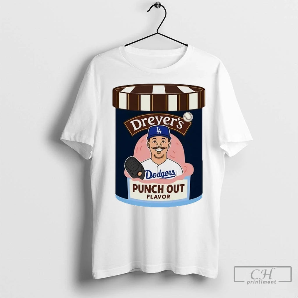 Premium Jack Dreyer Ice Cream Punch Out Flavor La Dodgers