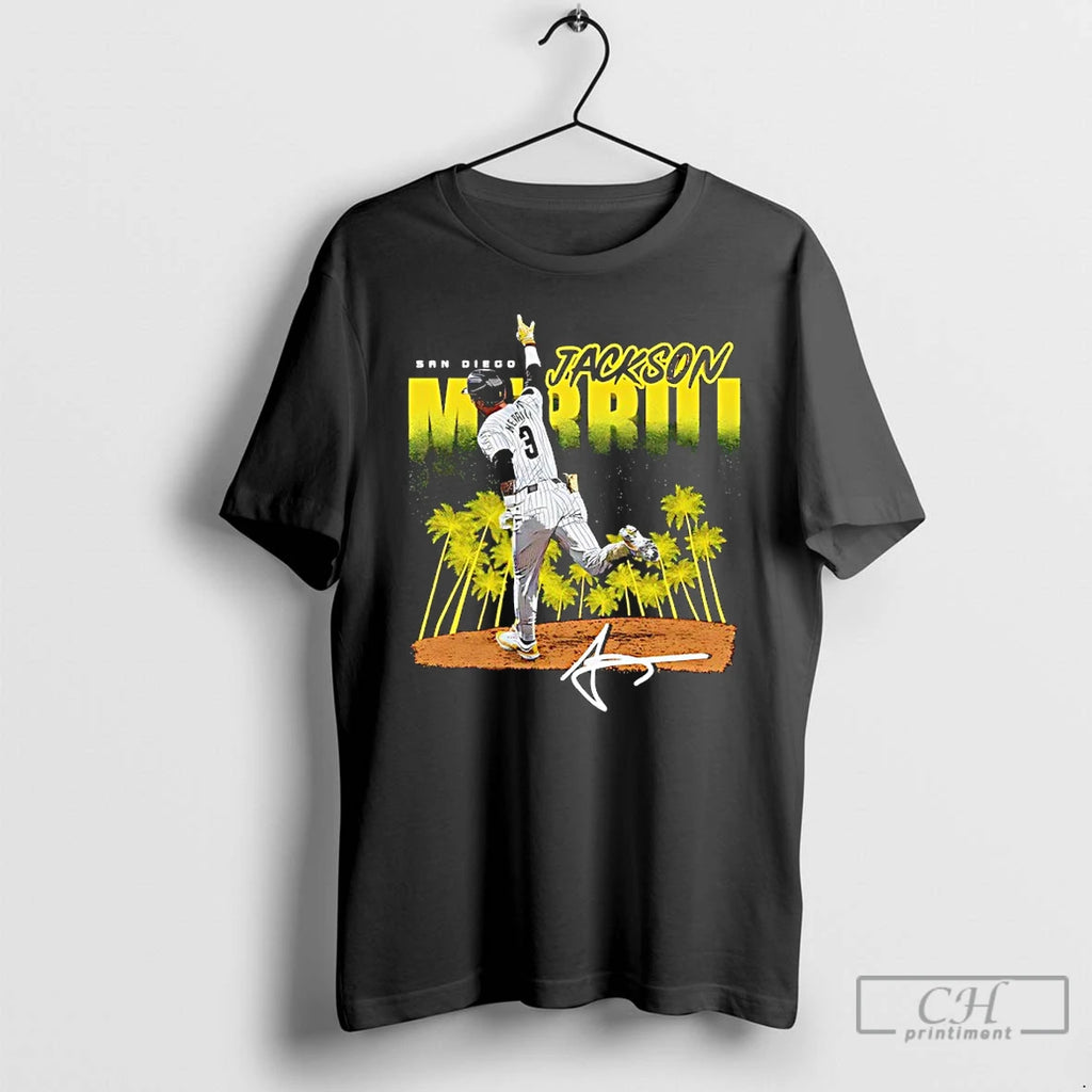 Premium Jackson Merrill San Diego Padres Dissolve Signature T Shirts