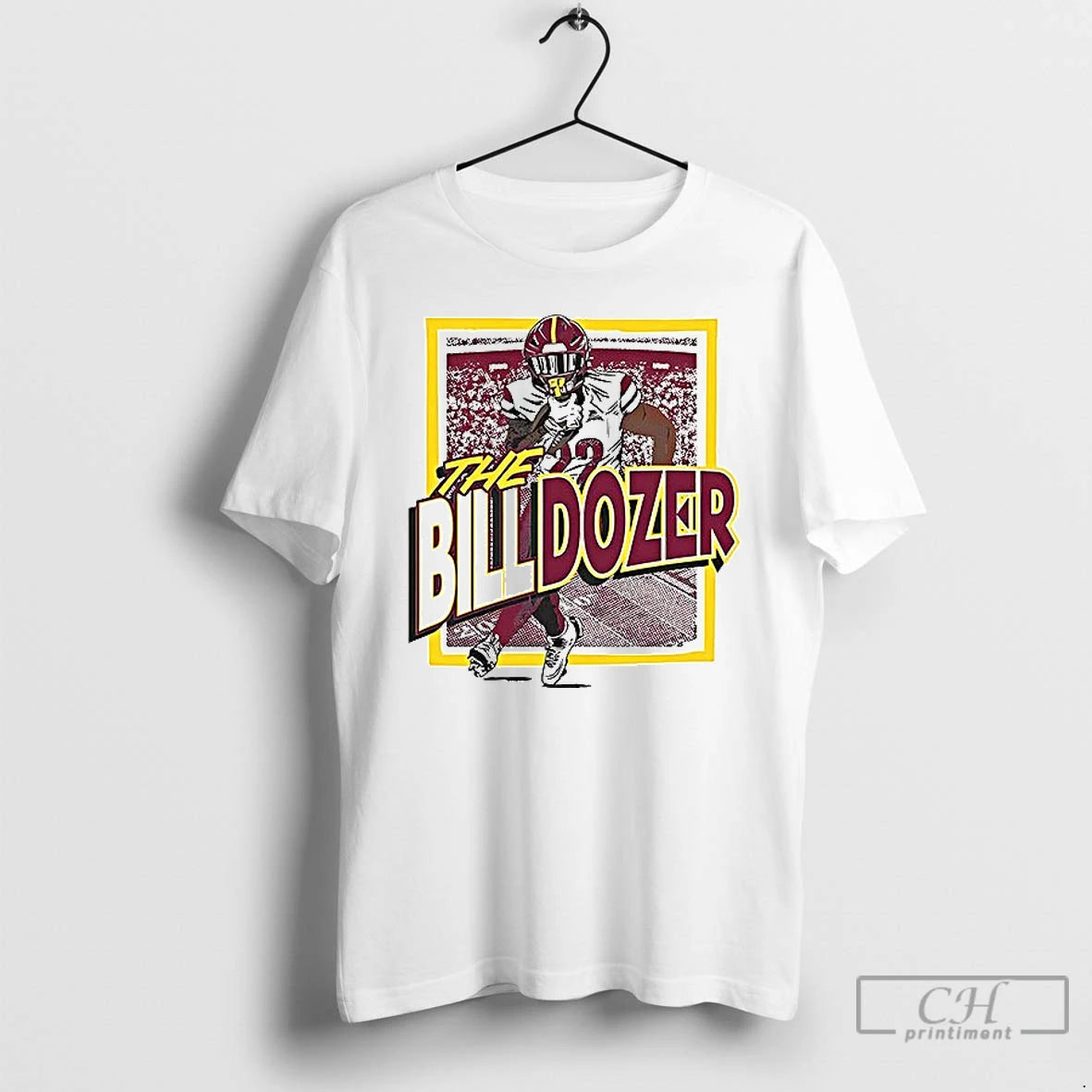 Premium Jacory Croskey Merritt Washington Commanders The Billdozer Ceramic Ceramic And Classic Dad Cap