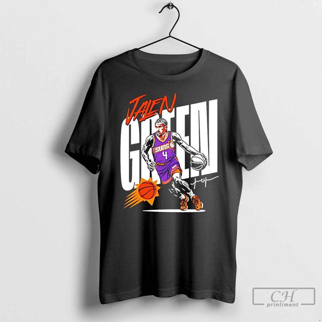 Premium Jalen Green Phoenix Suns Vector Signature T Shirts