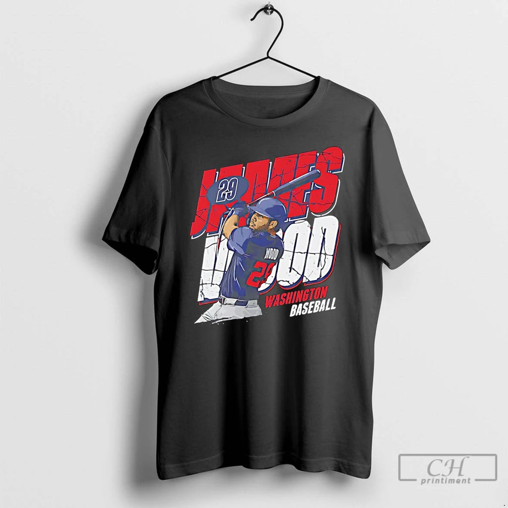 Premium James Wood Washington Nationals Number 29 Graphic T Shirts