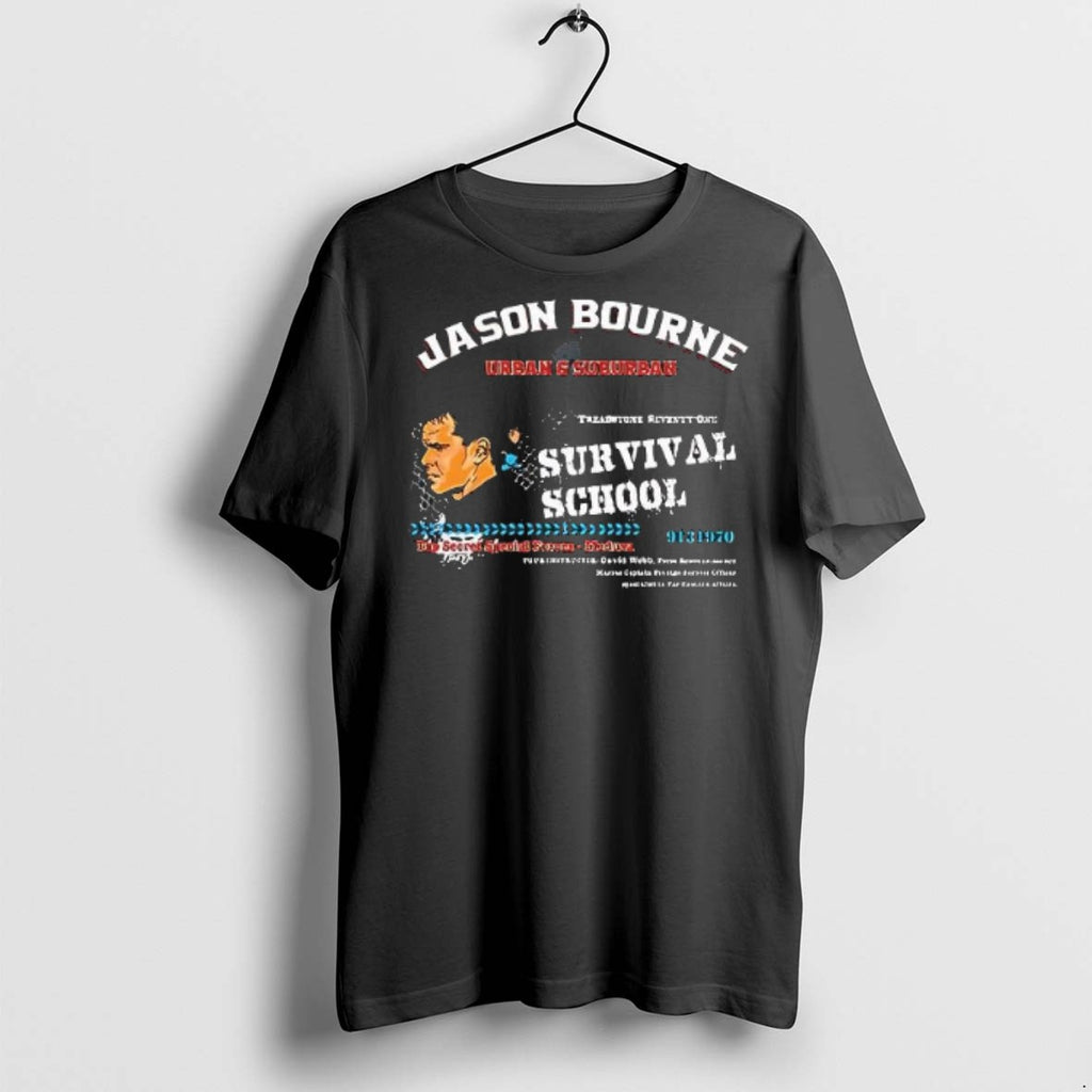 Premium Jason Bourne Urban And Suburban Survival School T Shirts