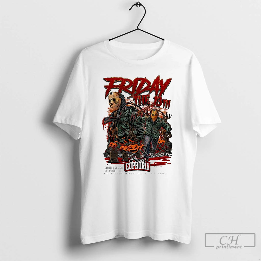Premium Jason Vorheers Friday The 13th Jv Halloween 2025 T Shirts