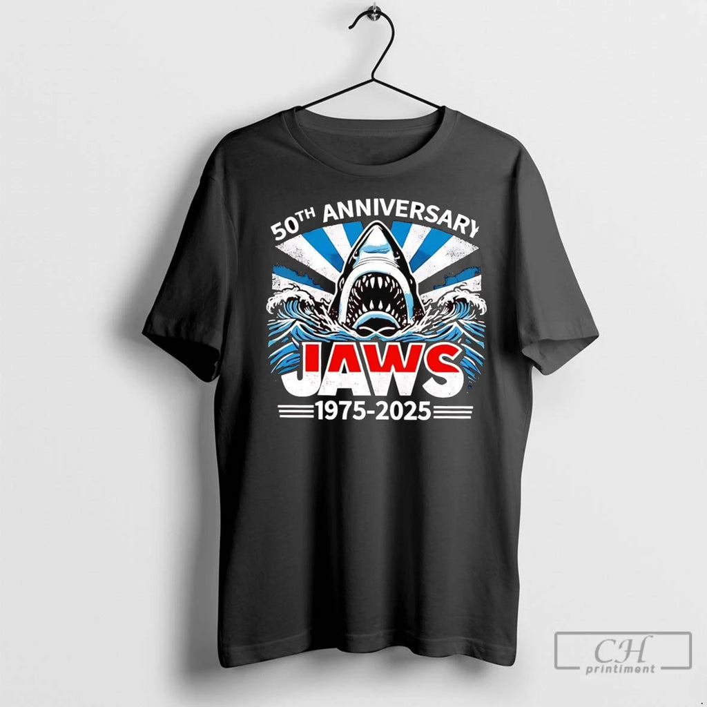 Premium Jaws 1975 2025 50th Anniversary