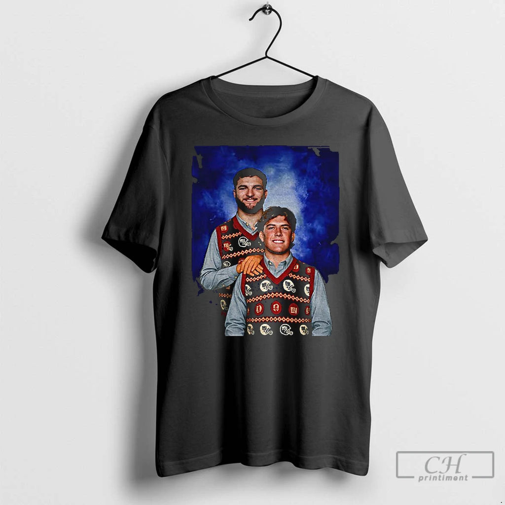 Premium Jaxson Dart Cam Skattebo New York Football Step Brothers Ugly Christmas T Shirts