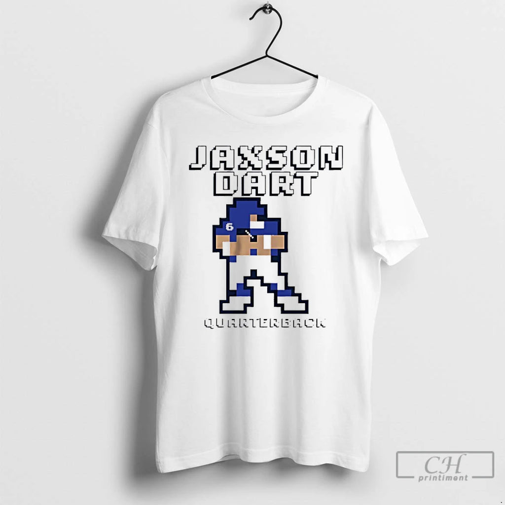 Premium Jaxson Dart New York Giants Quarterback Retro Baller T Shirts