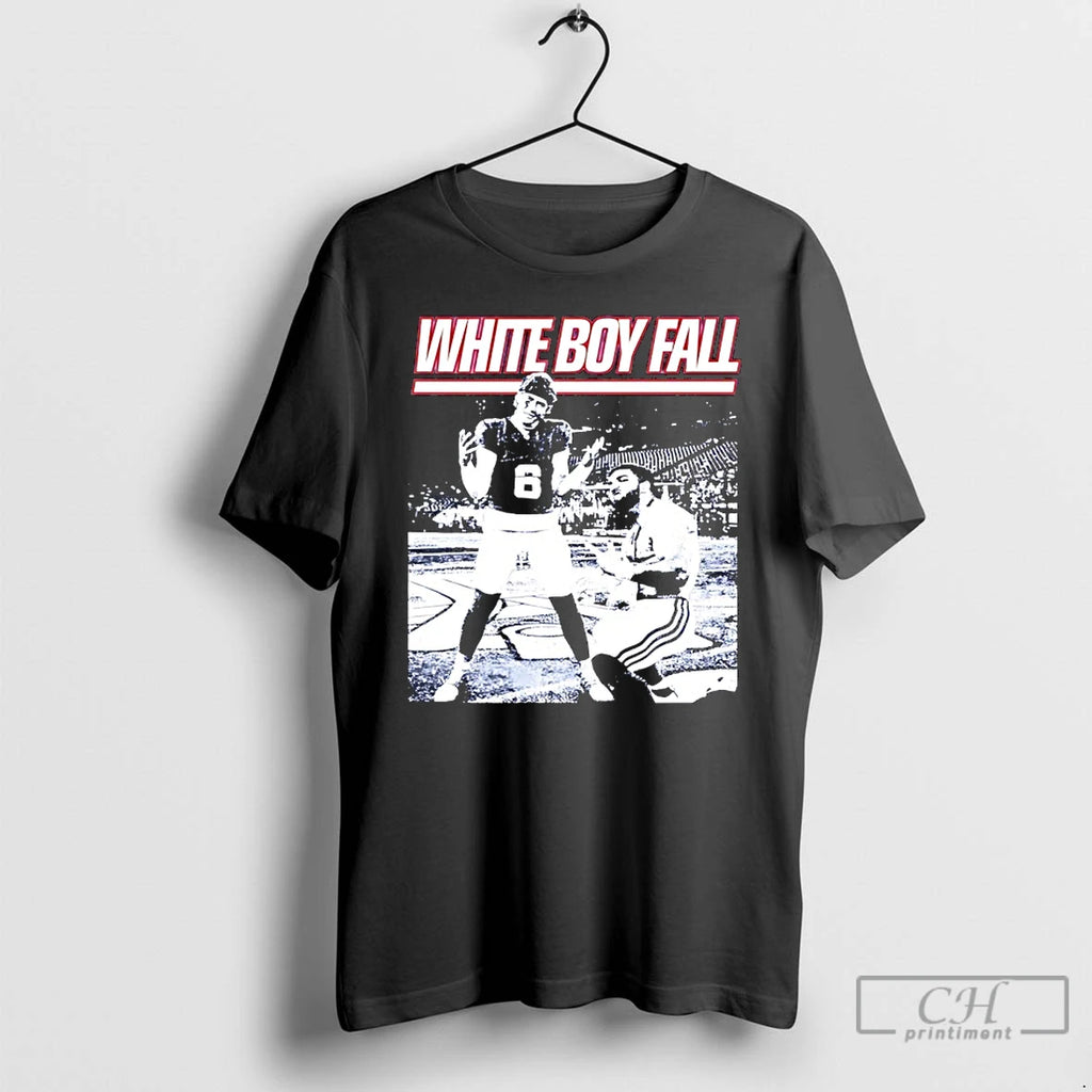 Premium Jaxson Dart And Cam Skattebo New York Giants White Boy Fall T Shirts